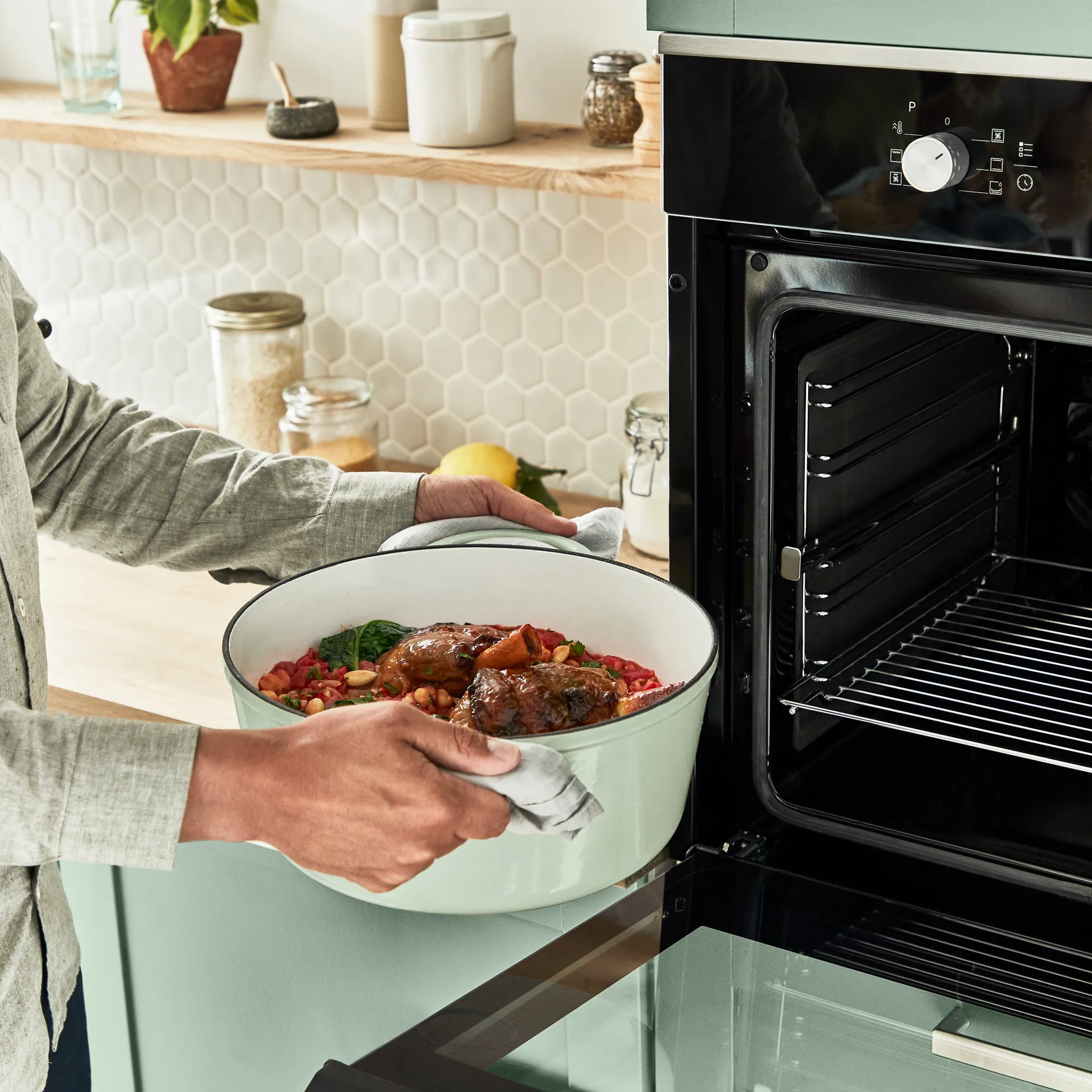 Tefal LOV rund gryde 7,4 L, Grøn Tefal