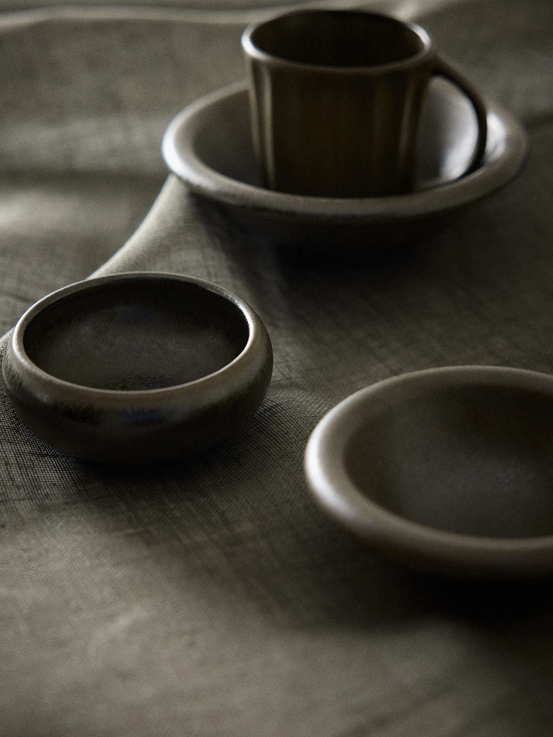 Elba skål, Green brown, Ø13 cm Tell Me More