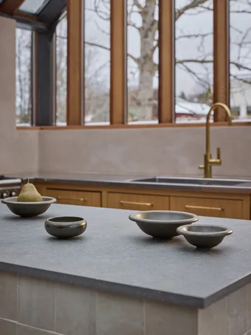 Elba skål - Green brown, Ø18 cm - Tell Me More