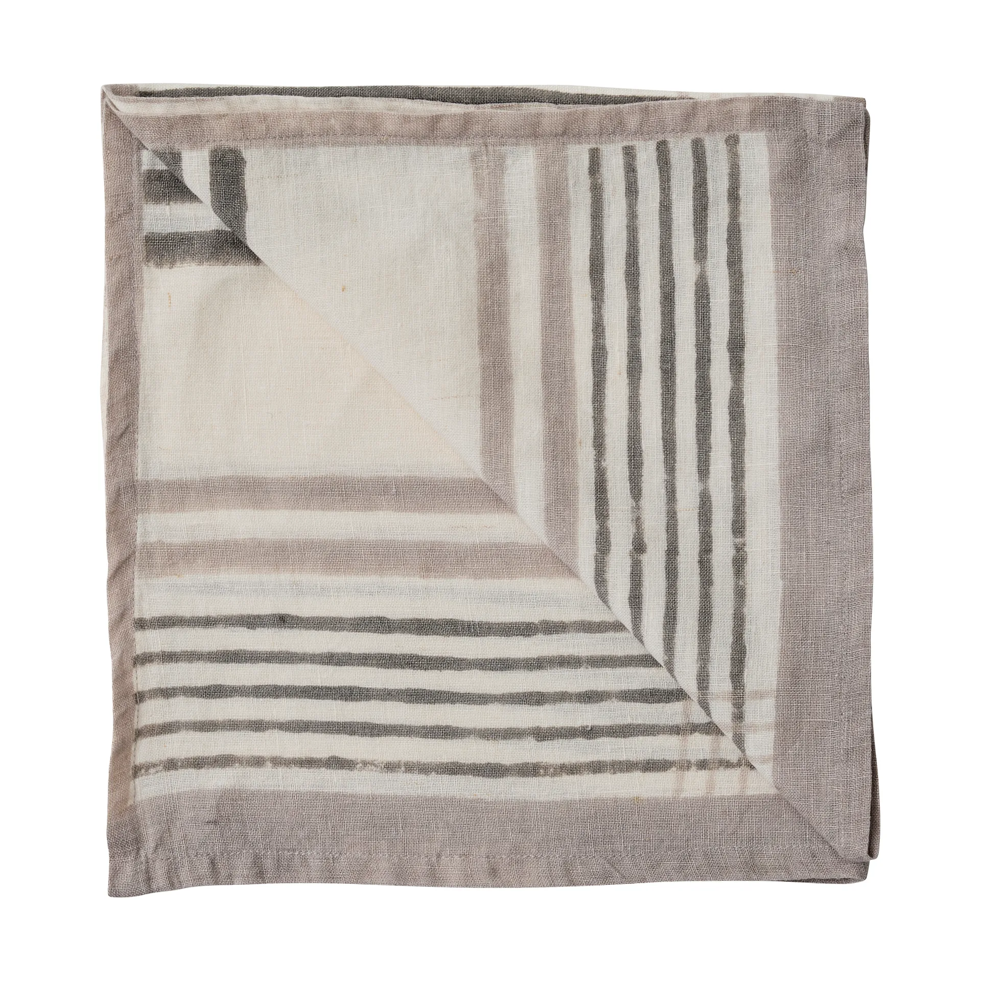 Ella serviet 50x50 cm, Grey checkered Tell Me More