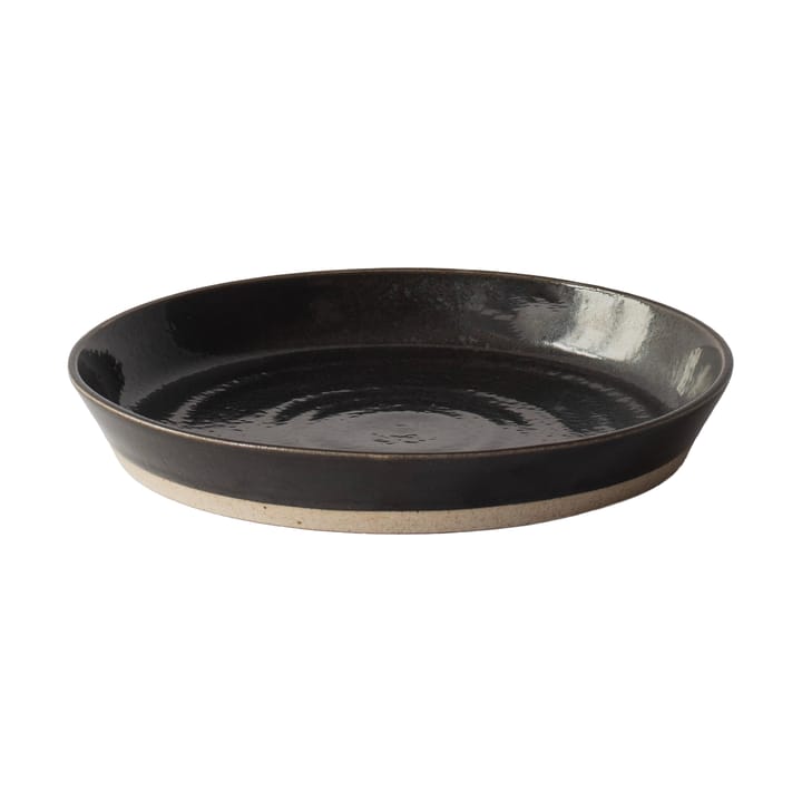 Fenix dyb tallerken Ø24 cm - Brun-sort - Tell Me More