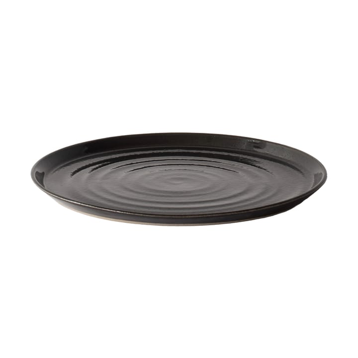 Fenix middagstallerken Ø29 cm - Brun-sort - Tell Me More