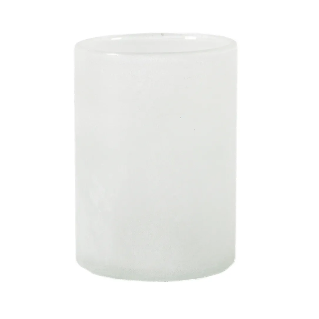 Tell Me More Frost fyrfadsstage L Hvid