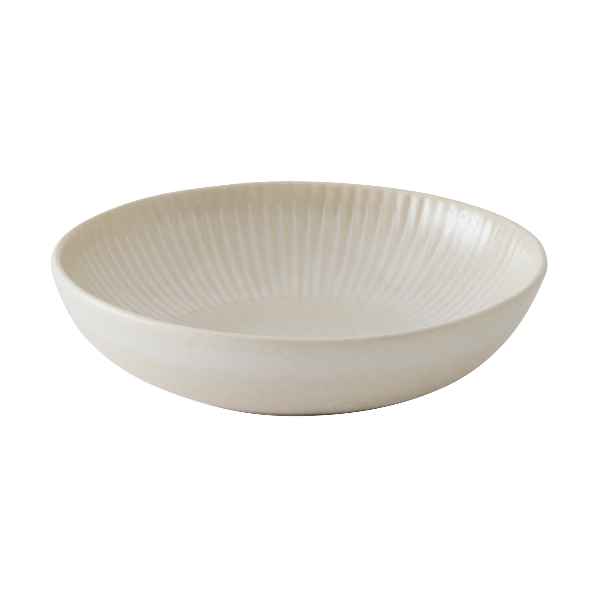 Granada dyb tallerken Ø22 cm, Cremehvid-beige Tell Me More