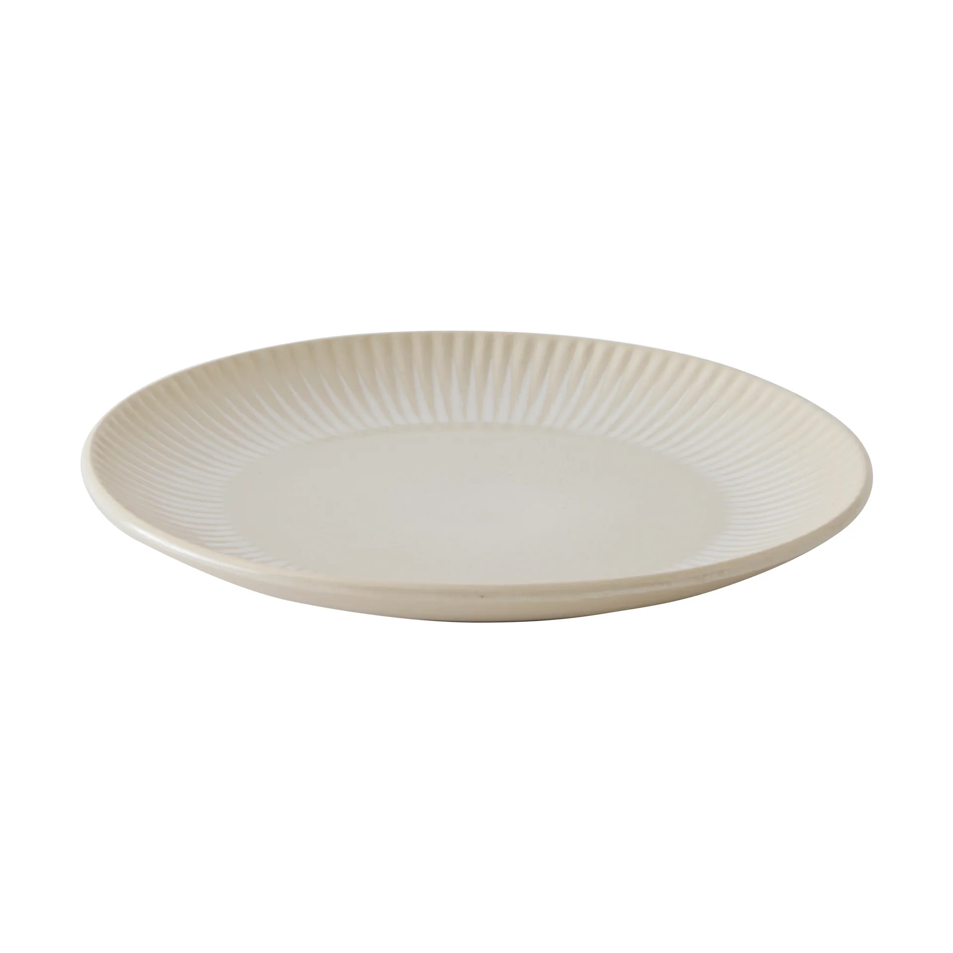 Granada tallerken Ø26,5 cm, Cremehvid-beige Tell Me More