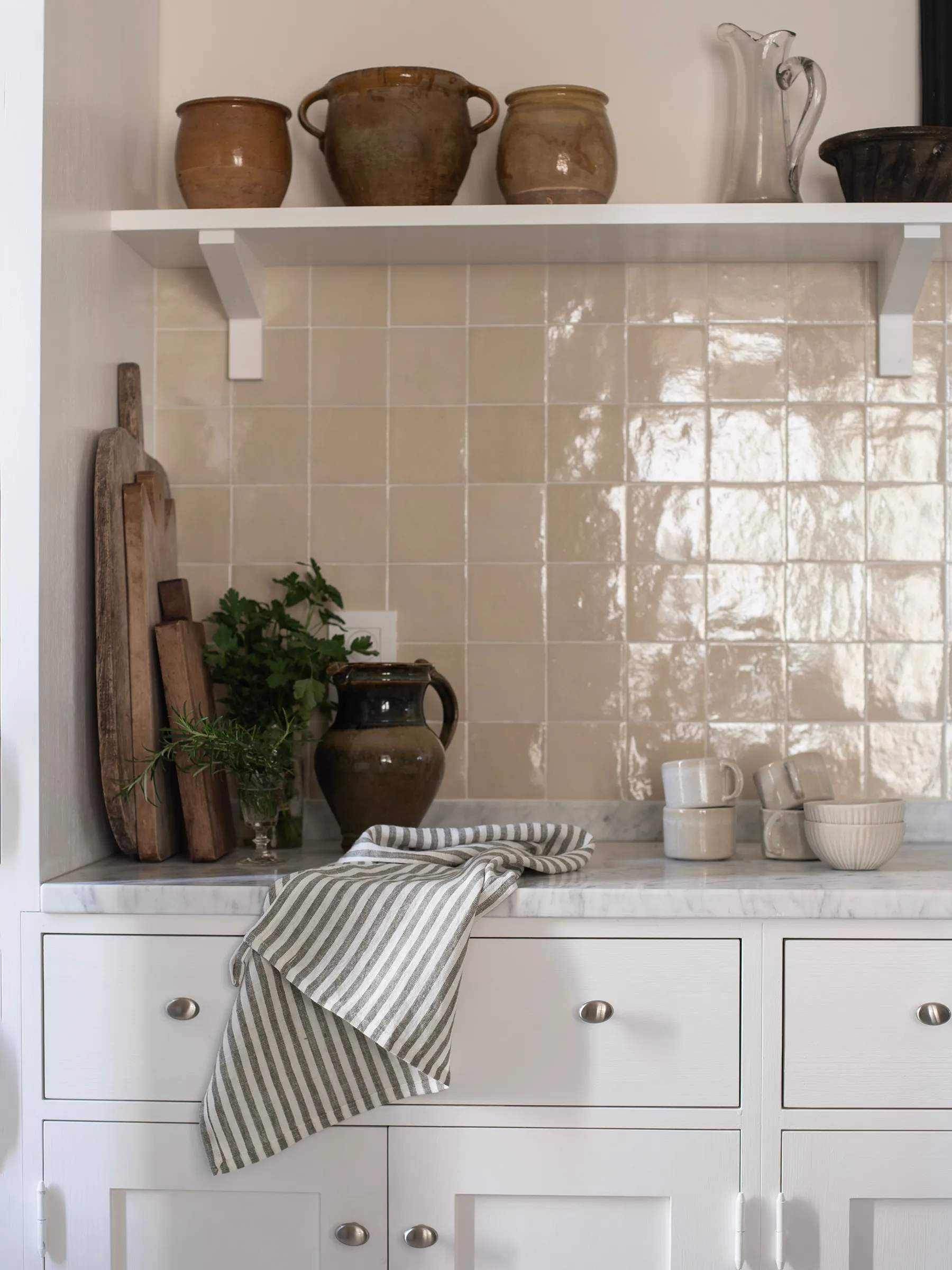 Leon viskestykke 50x70 cm, Seagrass Tell Me More