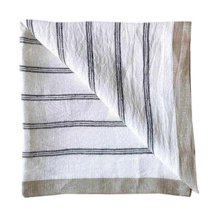 Maya linned serviet 50x50 cm, Navy Stripe Tell Me More