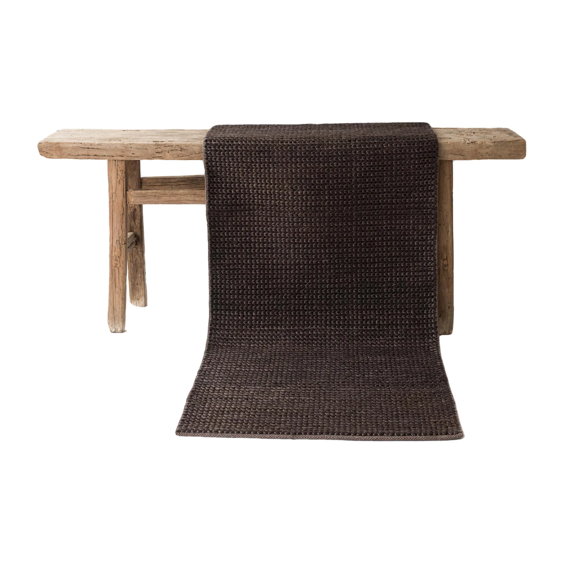 Mid knot hamptæppe 80x200 cm, Brown Tell Me More