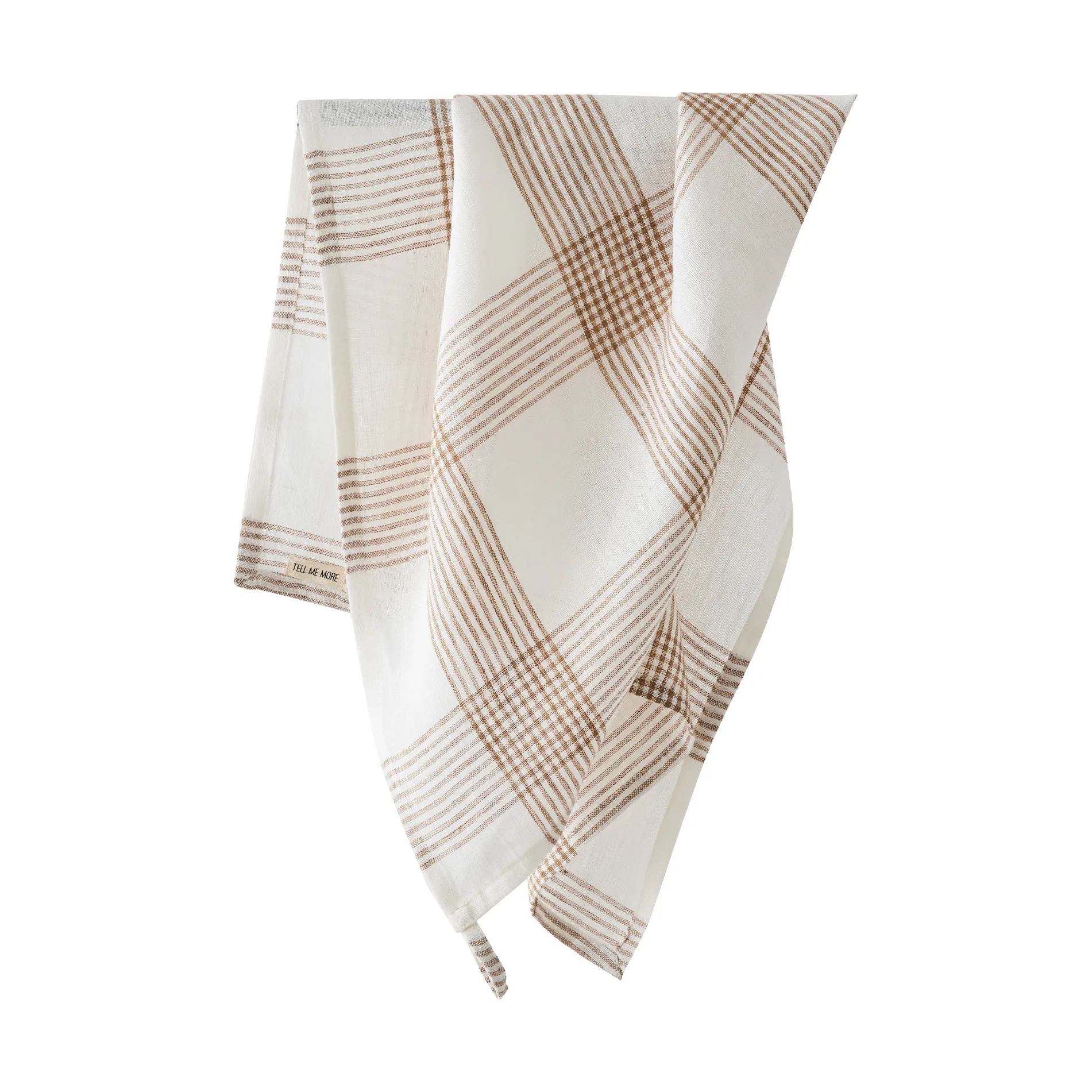 Odette viskestykke, Brown, 50x70 cm Tell Me More