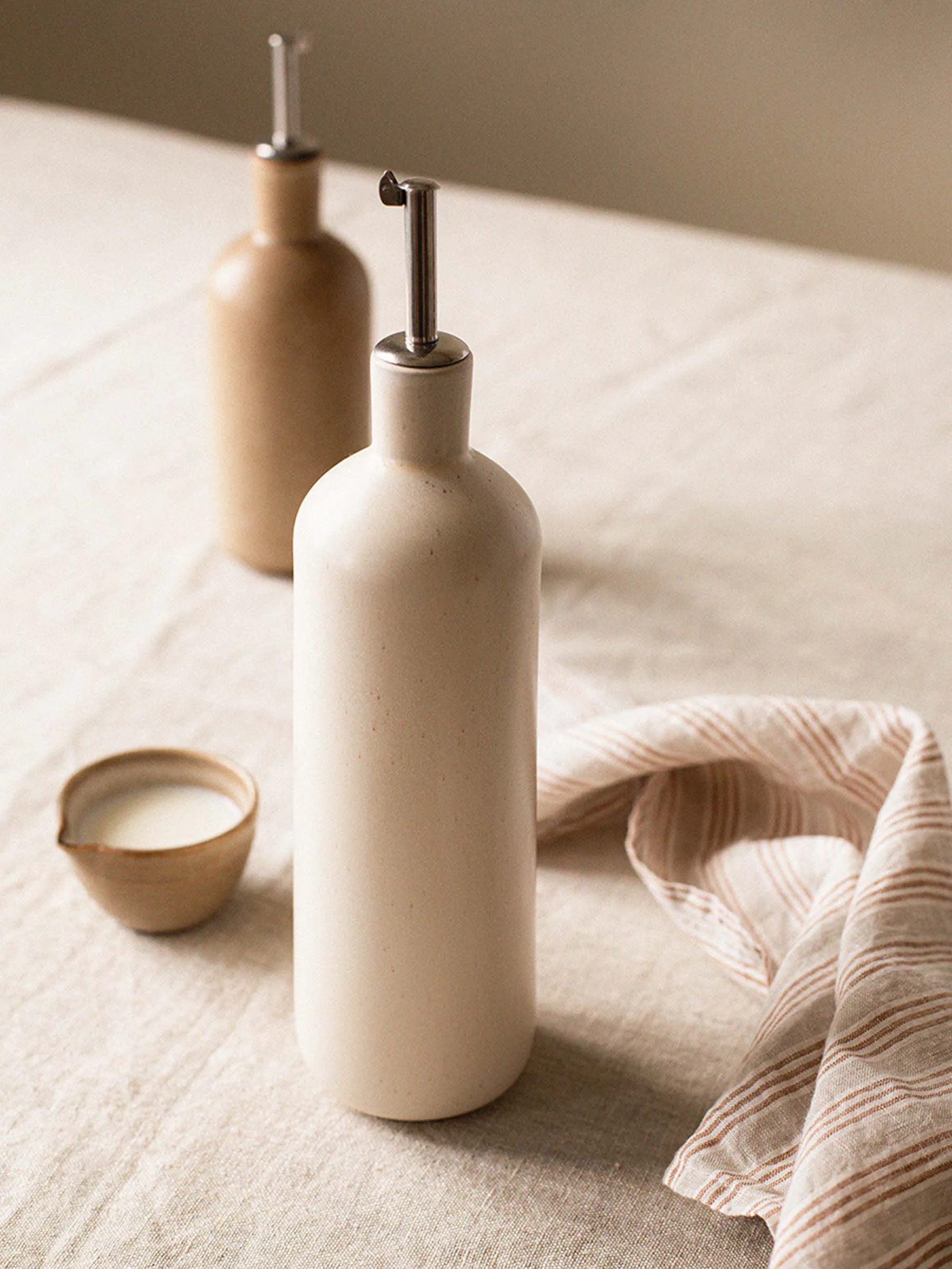 Palermo flaske til olie- & eddike, Offwhite, medium 70 cl Tell Me More