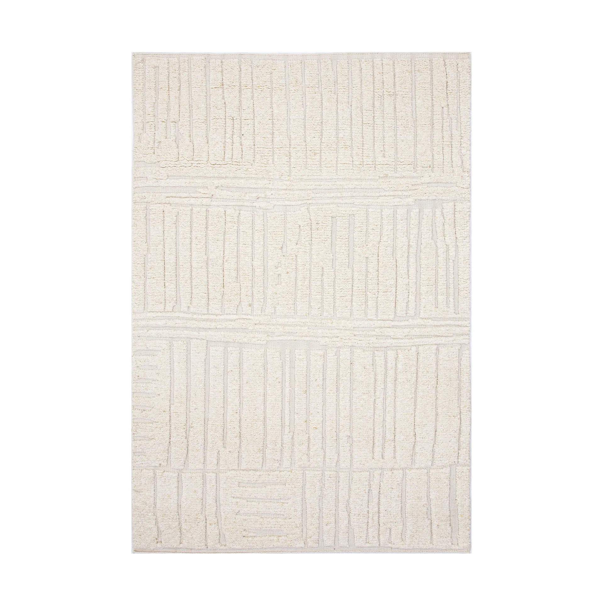 Sandnes uldtæppe, White, 170x240 cm Tell Me More