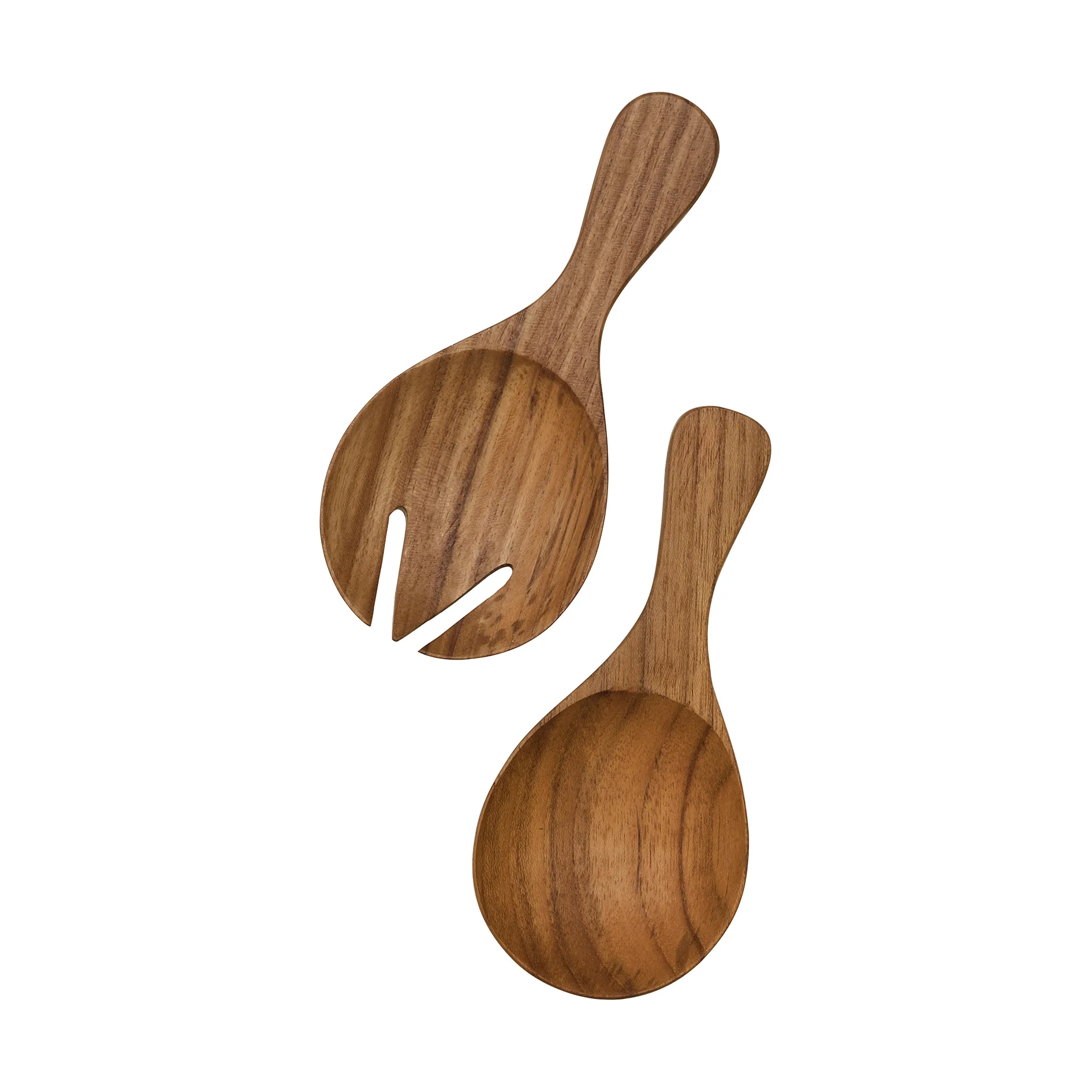 Teak salatbestik small 2 pak, Brun Tell Me More