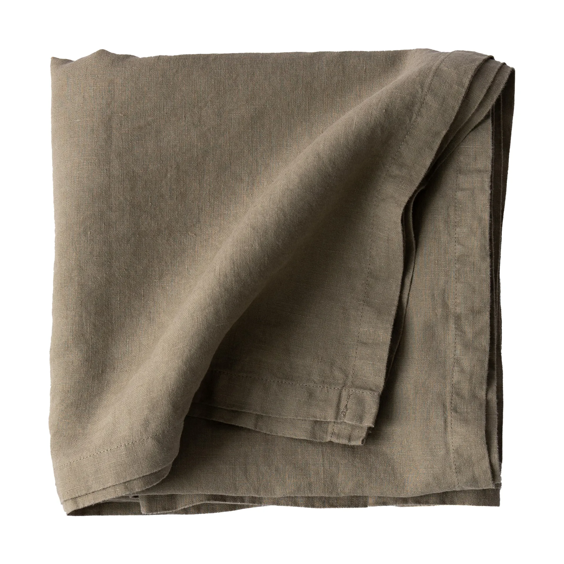 Tell Me More hørdug 145x145 cm, Olive Tell Me More