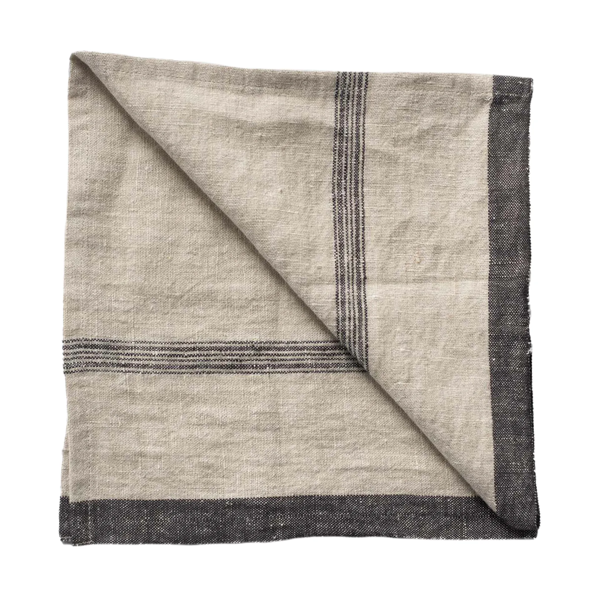 Thea serviet 50x50 cm, Denim Stripe Tell Me More