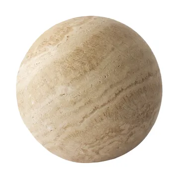 Travertine dekorationskugle - Ø10 cm - Tell Me More