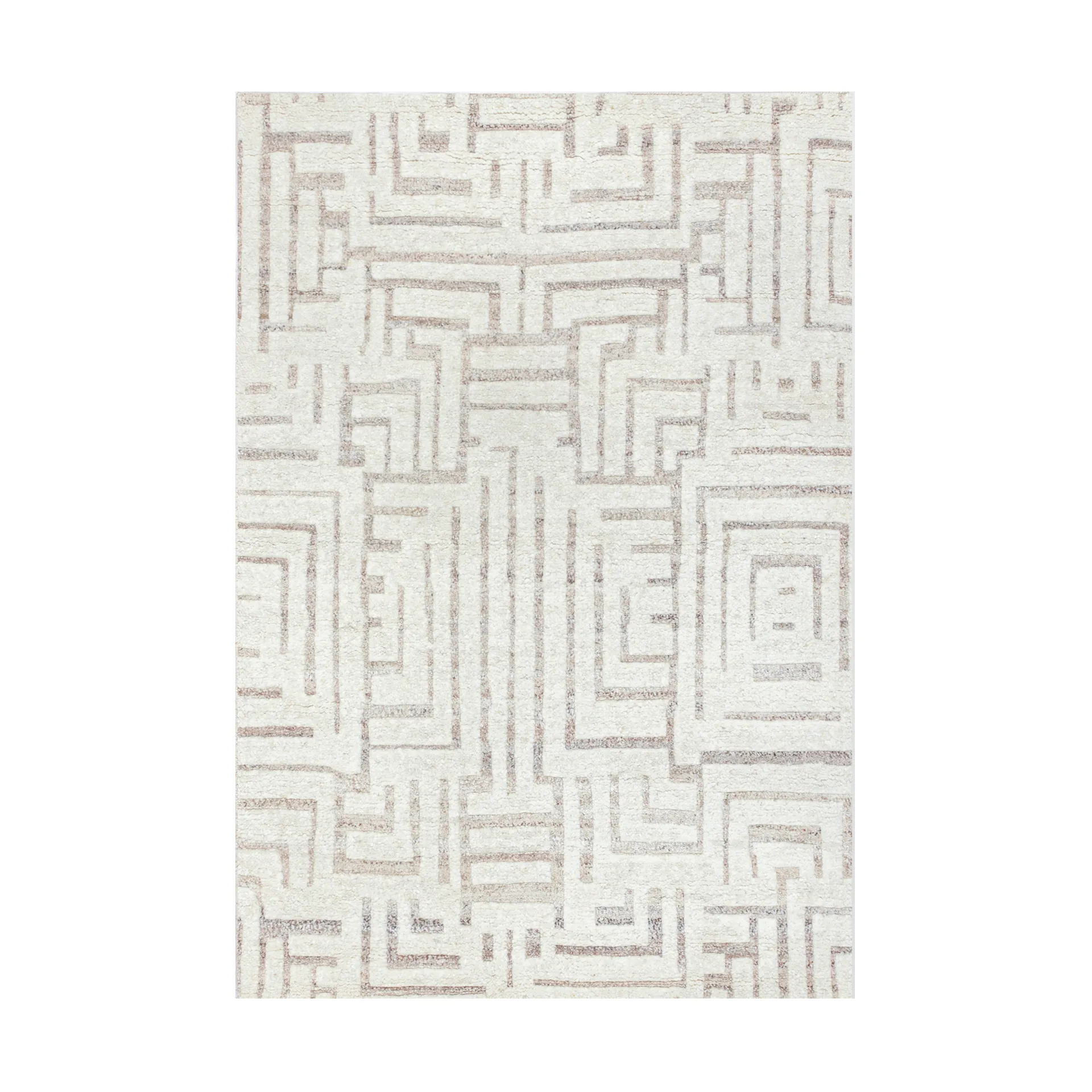 Viby uldtæppe, Ivory-brown, 170x240 cm Tell Me More