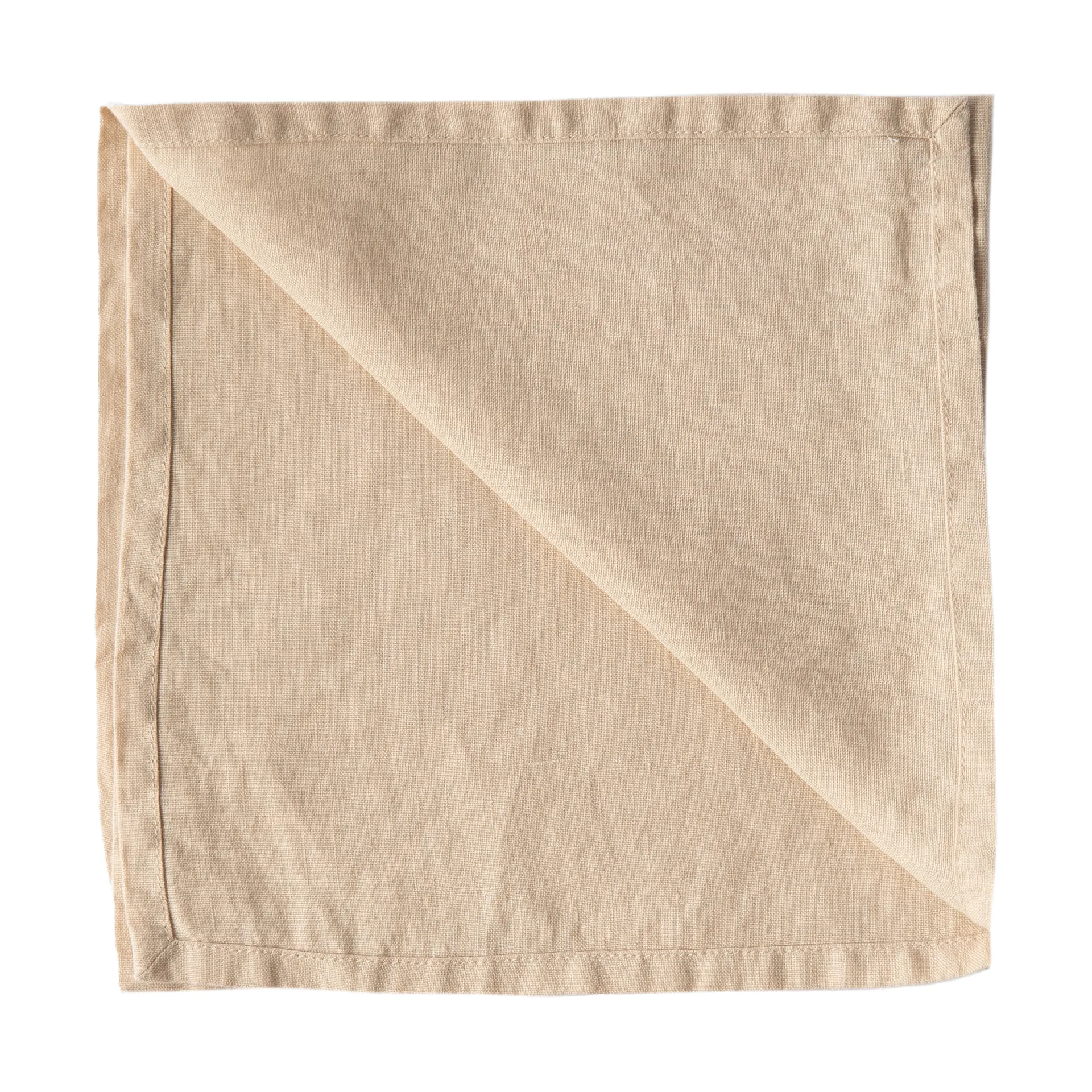 Washed linen stofserviet 45x45 cm, Sand Tell Me More