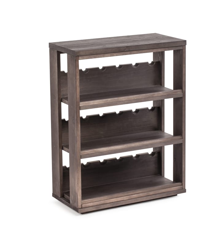 Traditionelle vinreoler vindisplay 18 flasker, Bejdset eg Traditional Wine Racks