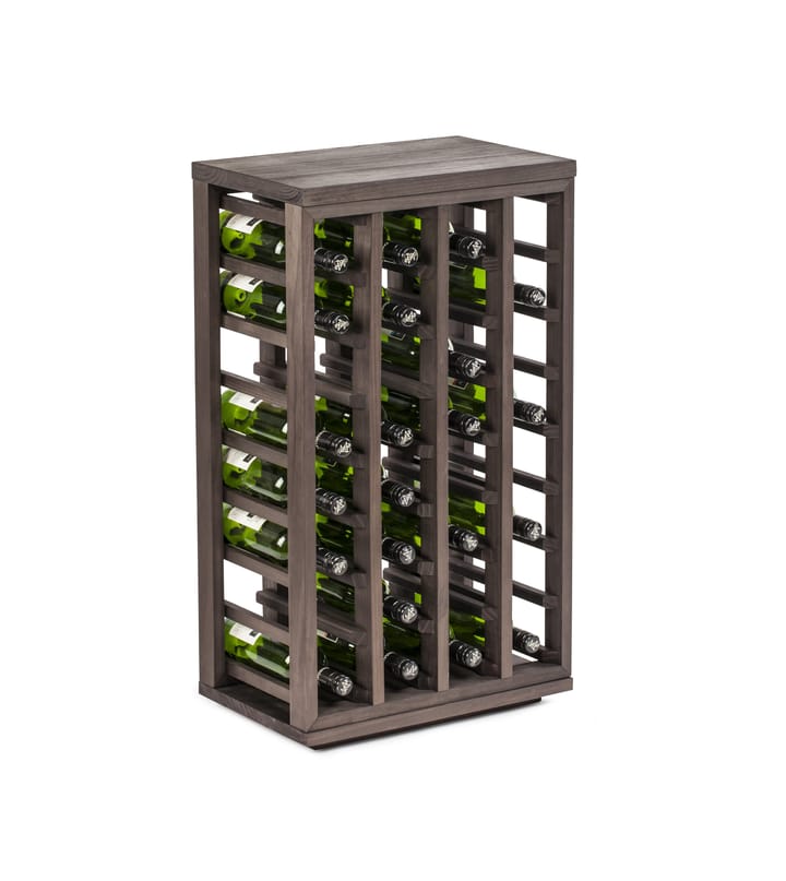 Traditionelle vinreoler vindisplay 32 flasker - Bejdset eg - Traditional Wine Racks