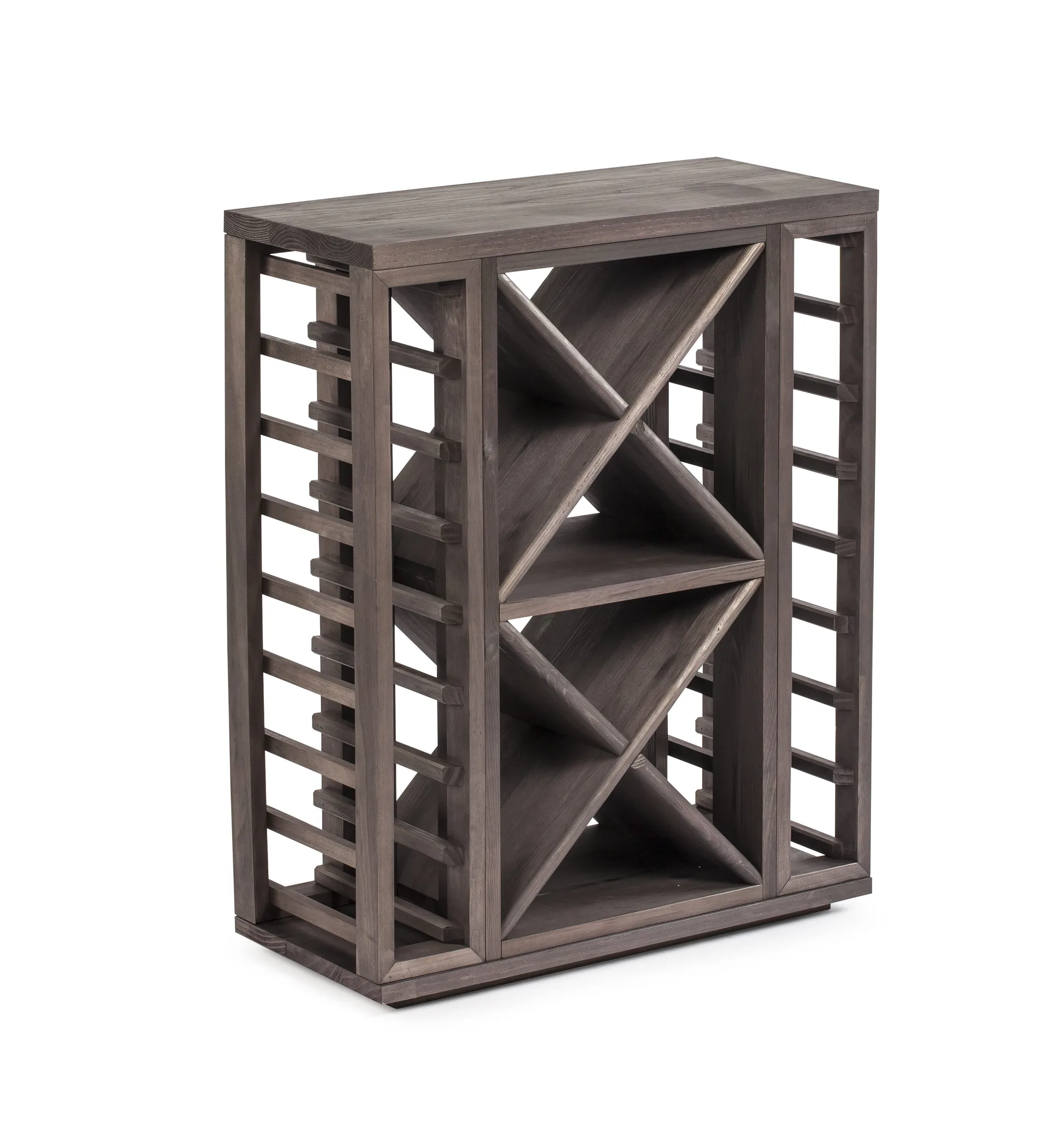 Traditionelle Wine racks vinmøbel 40 flasker, Bejdset eg Traditional Wine Racks