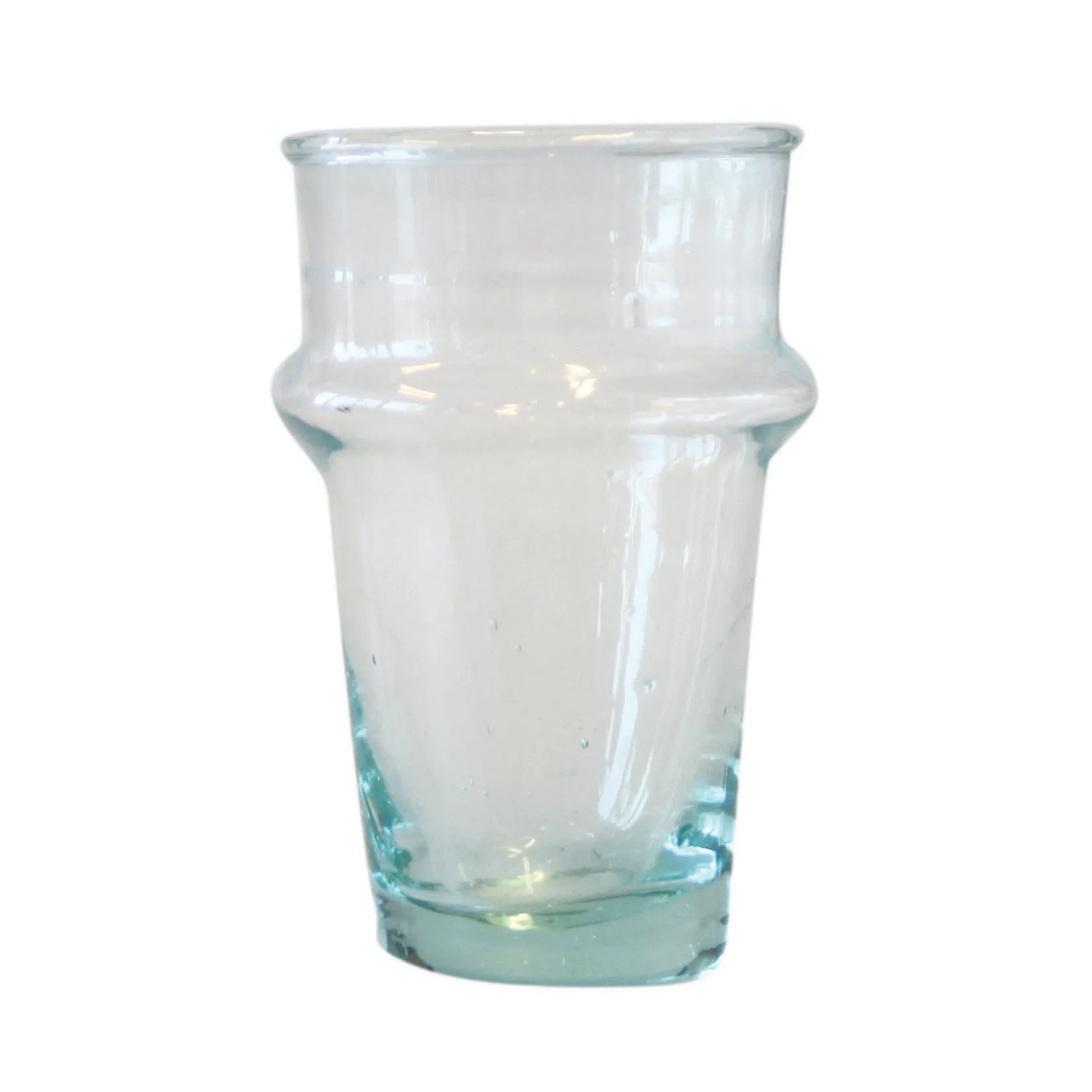 Drikkeglas genanvendt glas stort, Klar/Grøn URBAN NATURE CULTURE