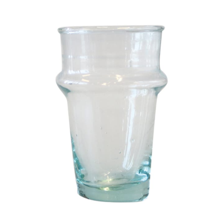 Drikkeglas genanvendt glas stort, Klar/Grøn URBAN NATURE CULTURE