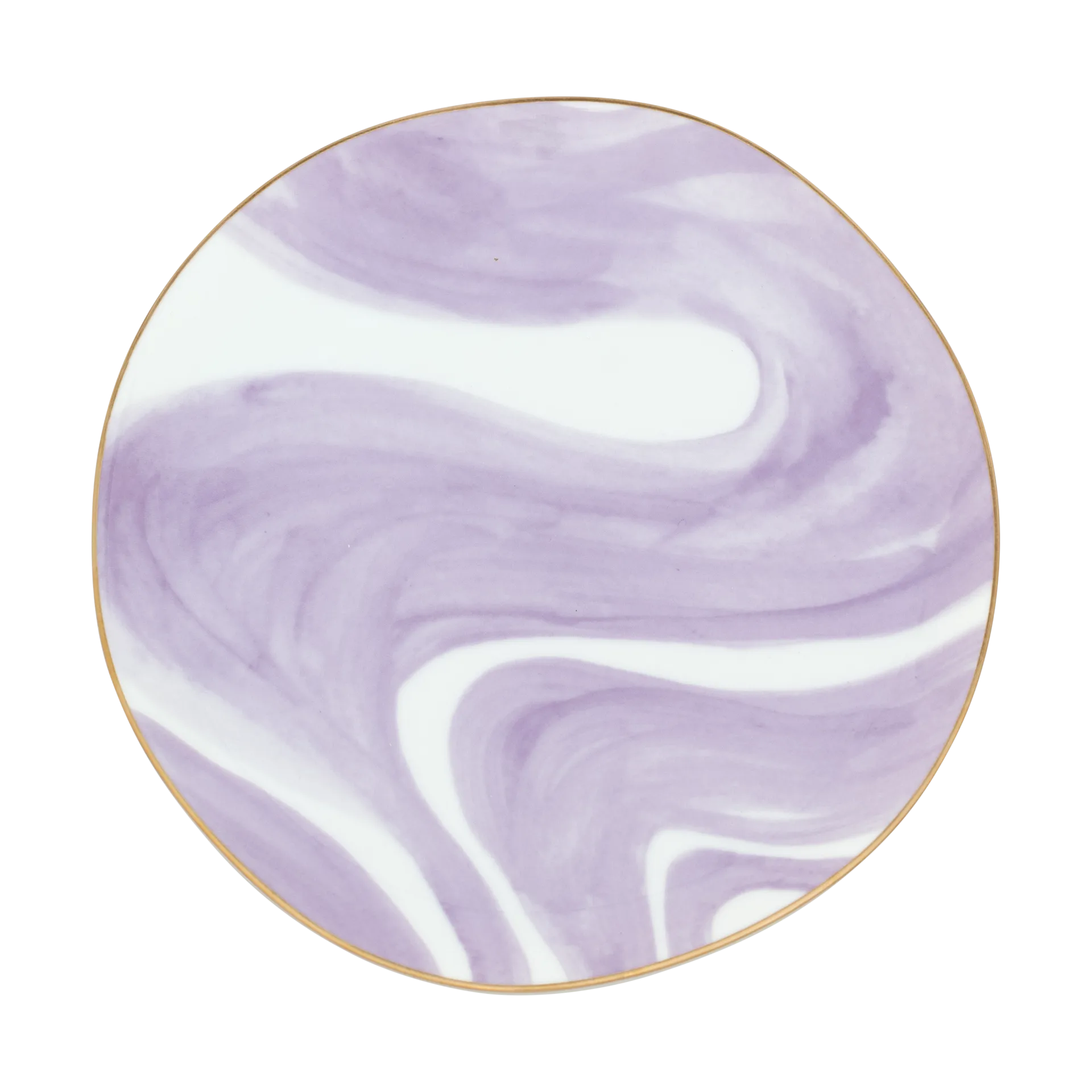 Good Morning tallerken 17 cm hvid, Valuri violet URBAN NATURE CULTURE
