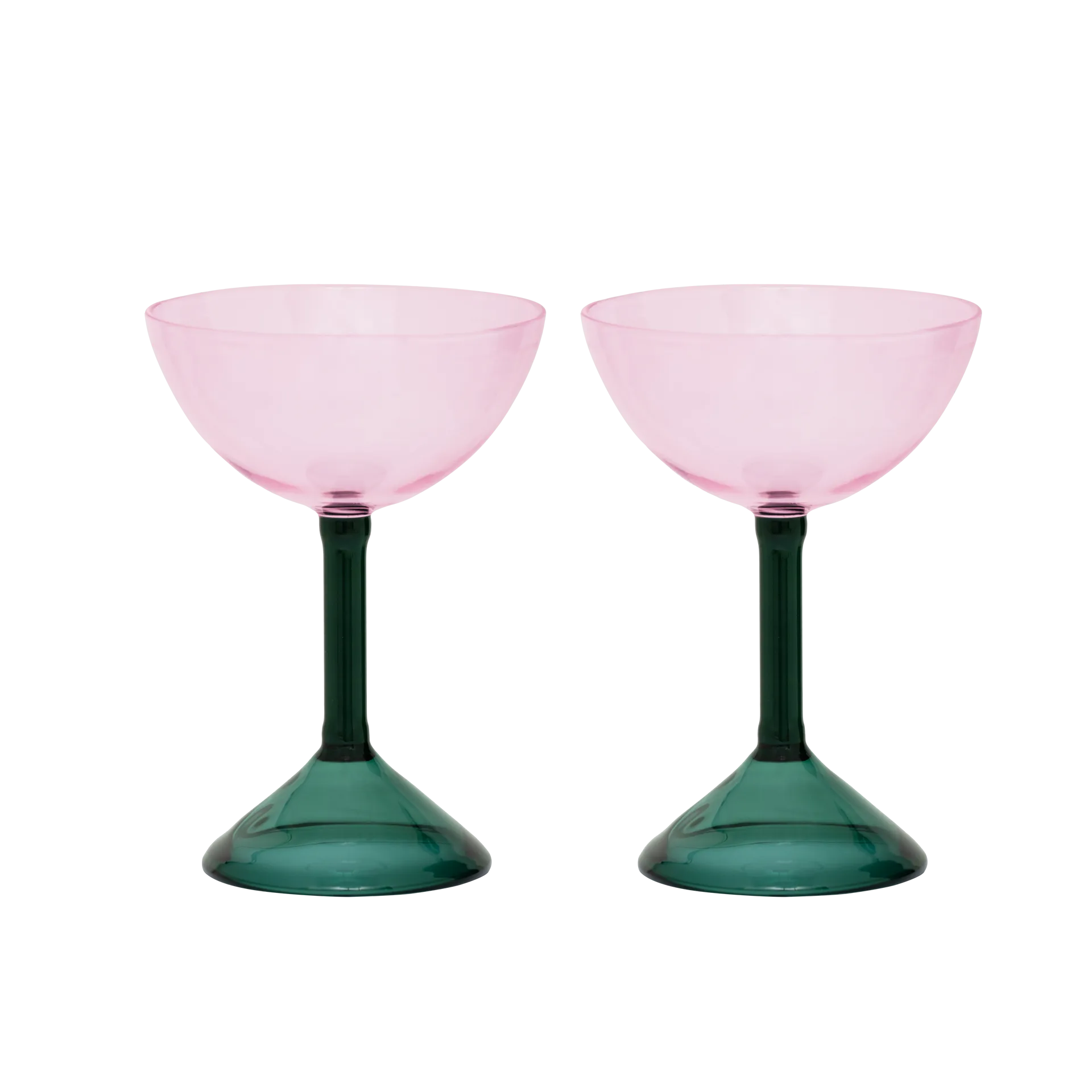 Urban Nature Culture gavesæt coupeglas 2-pak, Pink URBAN NATURE CULTURE