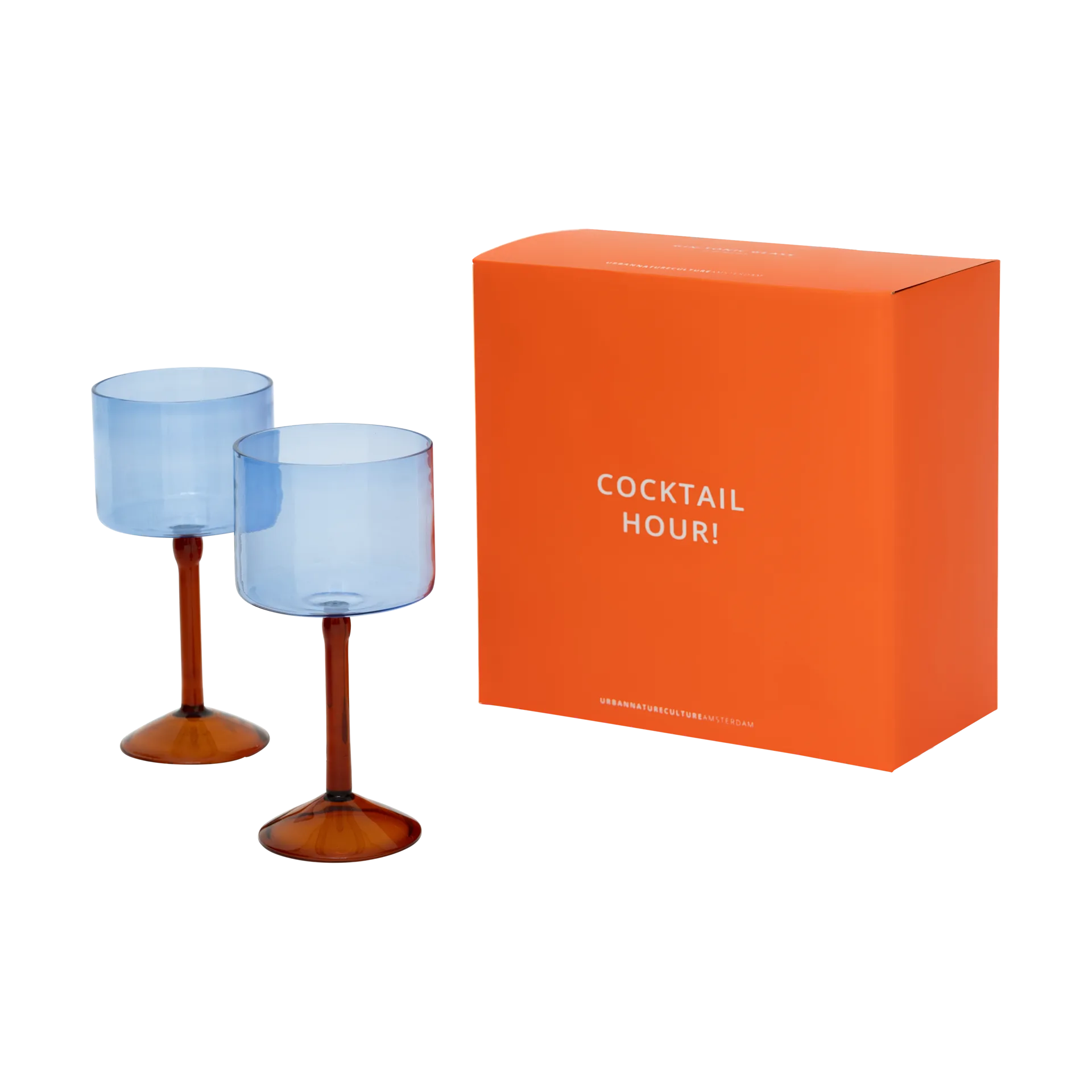 Urban Nature Culture gavesæt gin-tonicglas 2-pak, Blue URBAN NATURE CULTURE