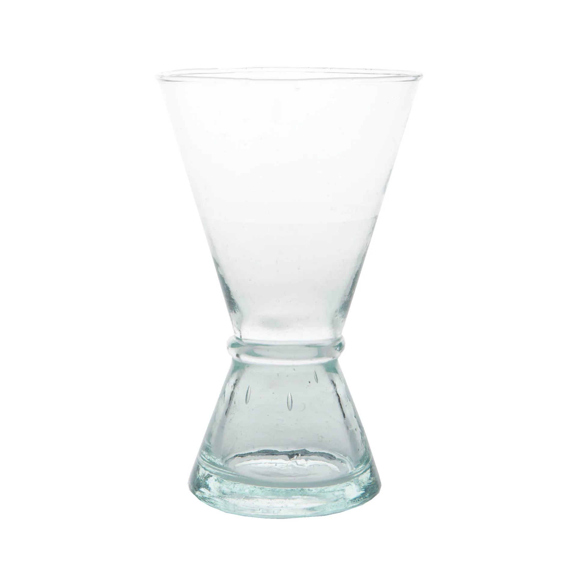 Vinglas genanvendt glas medium, Klar/Grøn URBAN NATURE CULTURE