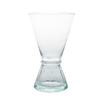 Vinglas genanvendt glas medium - Klar/Grøn - URBAN NATURE CULTURE