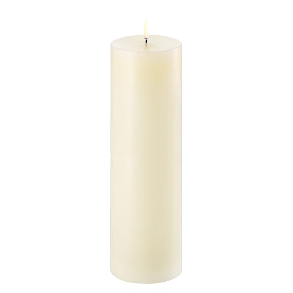 Pillar LED-lys 7,8 x 25 cm - Ivory - Uyuni Lighting