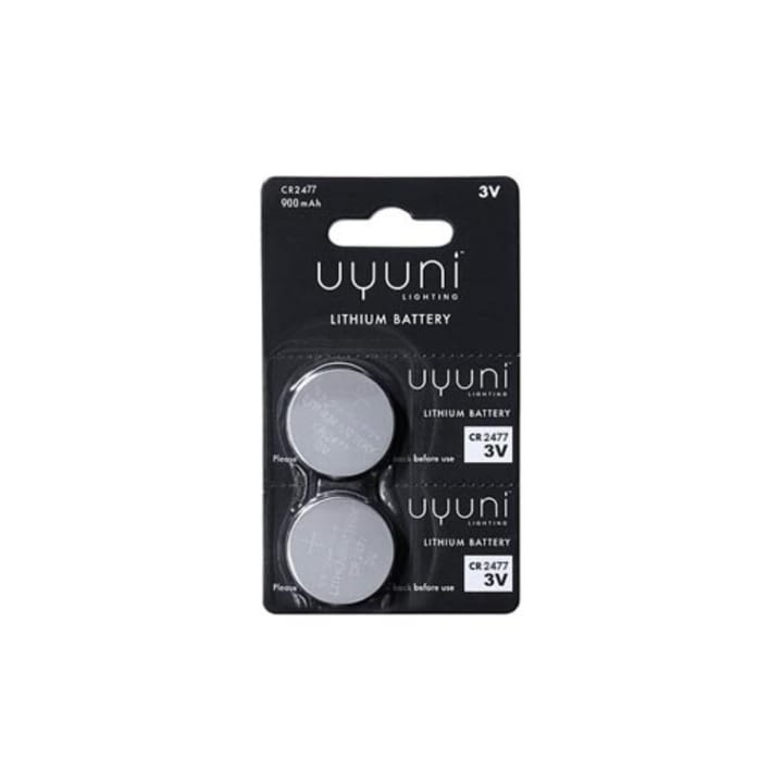 UYUNI CR2477 Batteri 2-pak, 3V 900mAh Uyuni Lighting