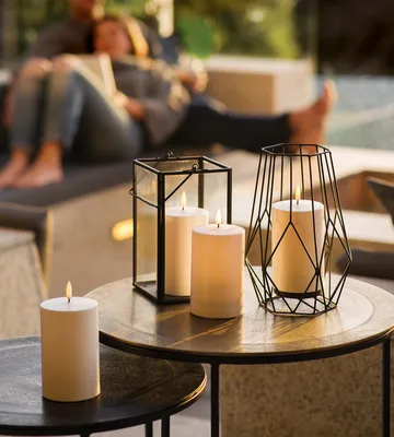 Uyuni Outdoor LED Bloklys hvid - 12,8 cm - Uyuni Lighting