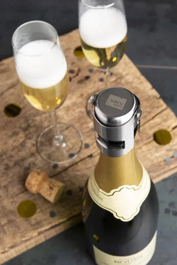 Vacuvin champagne stopper vinprop - Rustfrit stål - Vacuvin