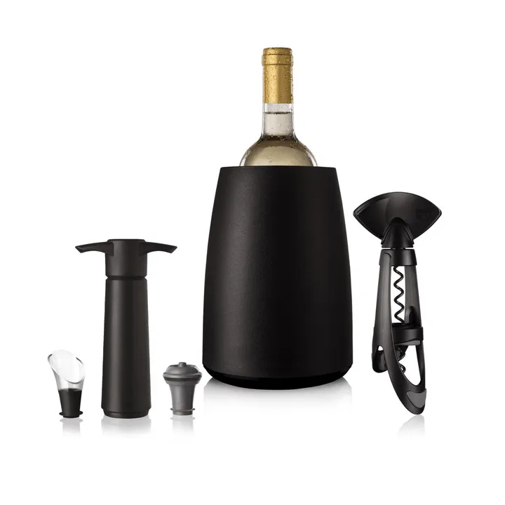 Vacuvin Elegant Plus vinsæt - Sort, 5 dele - Vacuvin