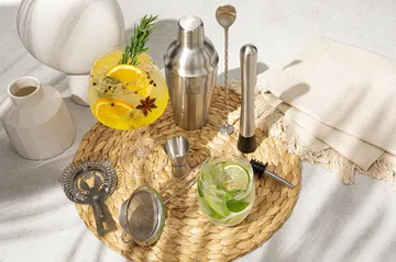 Vacuvin Lovers Bar In A Box cocktailssæt - Rustfrit stål, 7 dele - Vacuvin