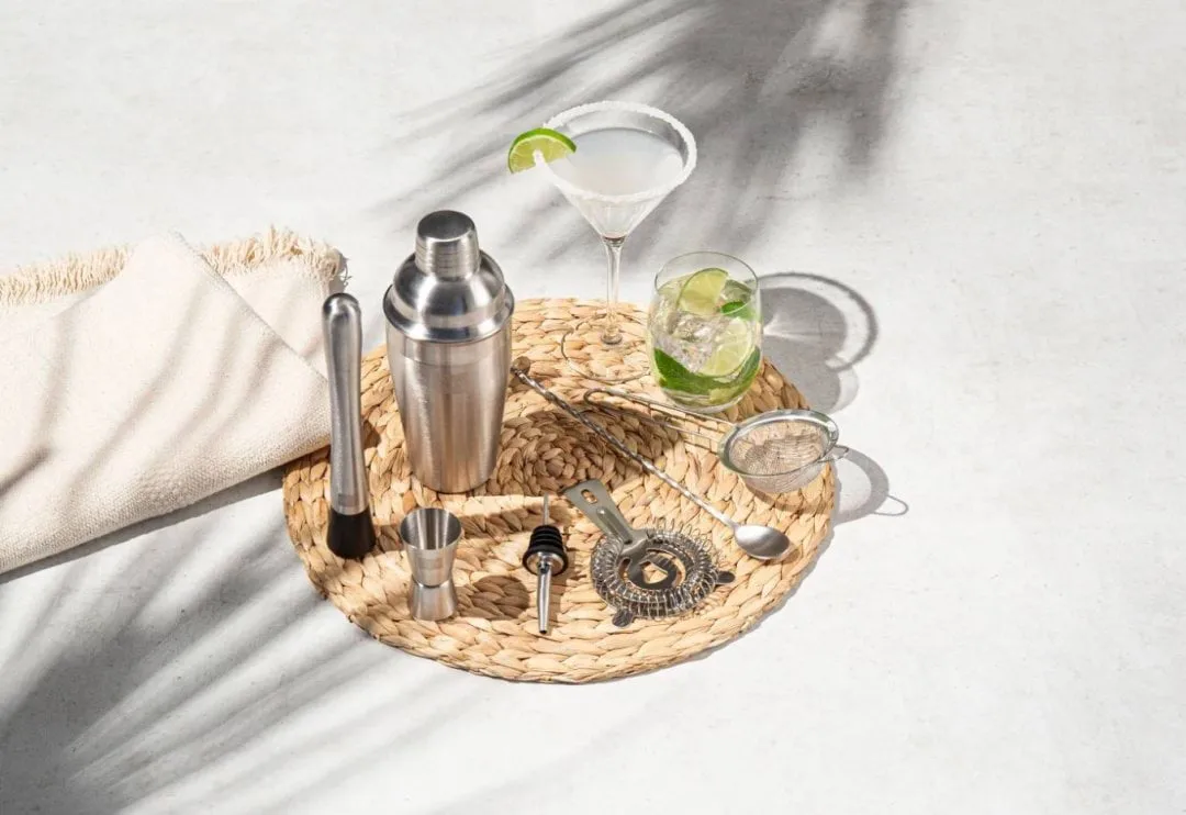 Vacuvin Lovers Bar In A Box cocktailssæt, Rustfrit stål, 7 dele Vacuvin