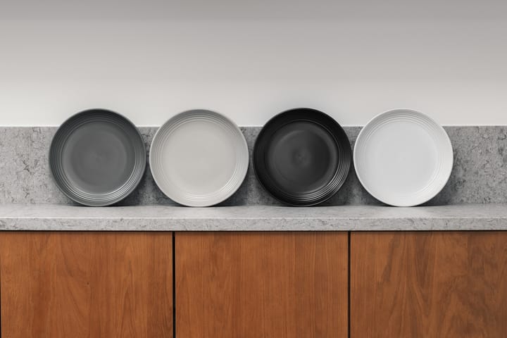 Gastro tallerken Ø25 cm 4-pak, Hvid, sandgrå, antracit, sort Vargen & Thor