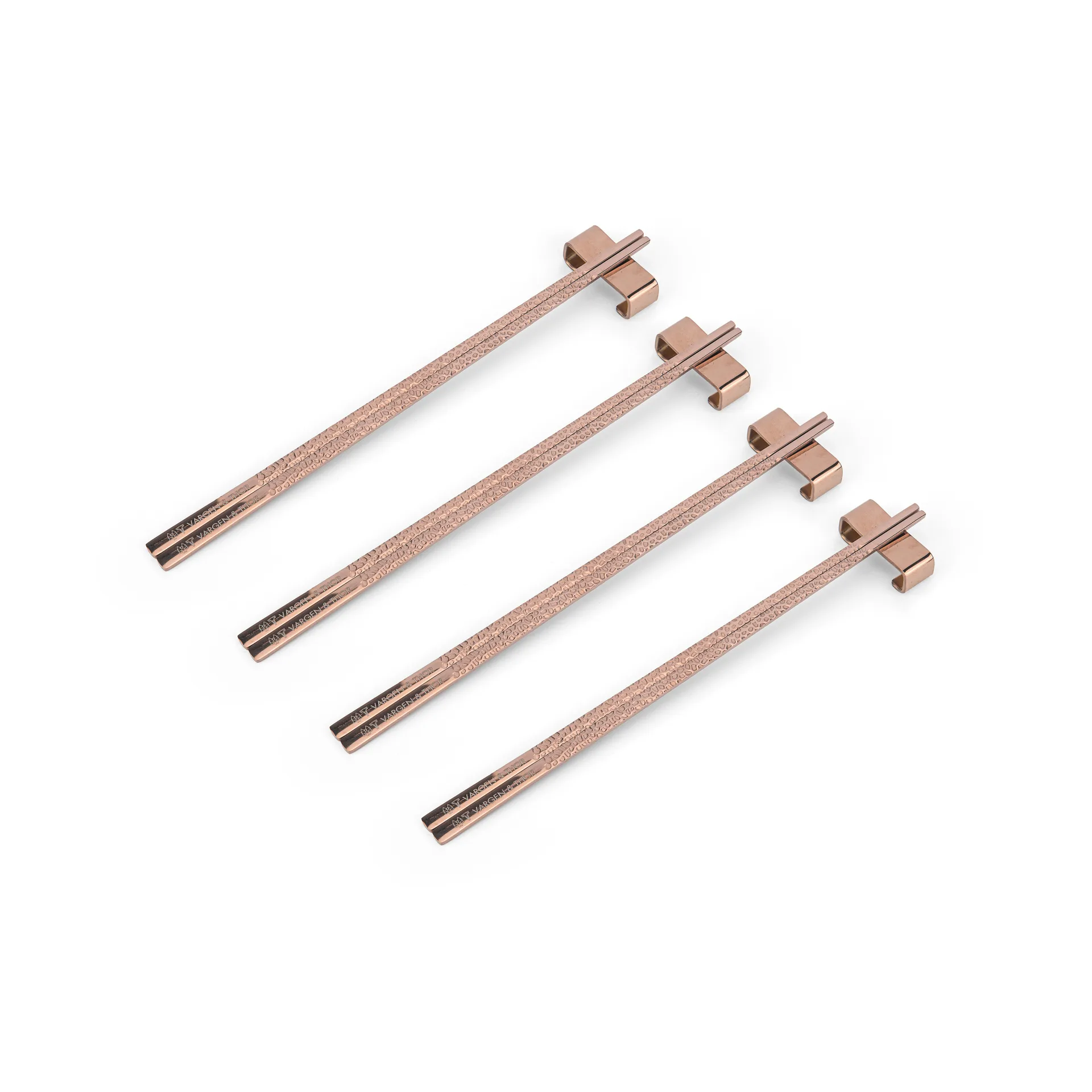 Kito Chopsticks spisepinde 4-pak, Kobber Vargen & Thor
