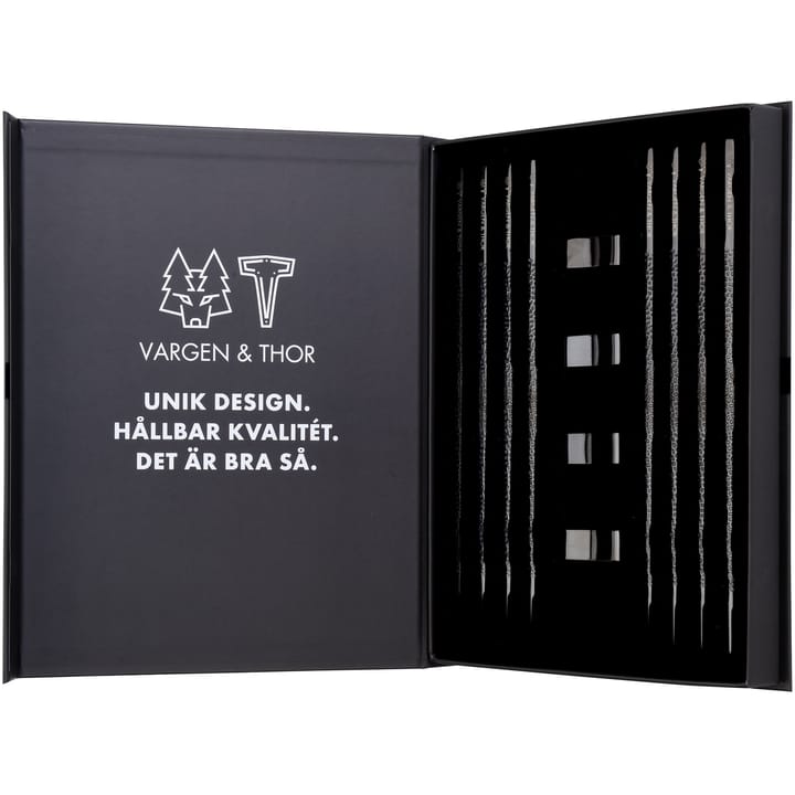 Kito Chopsticks spisepinde 4-pak, Sort Vargen & Thor