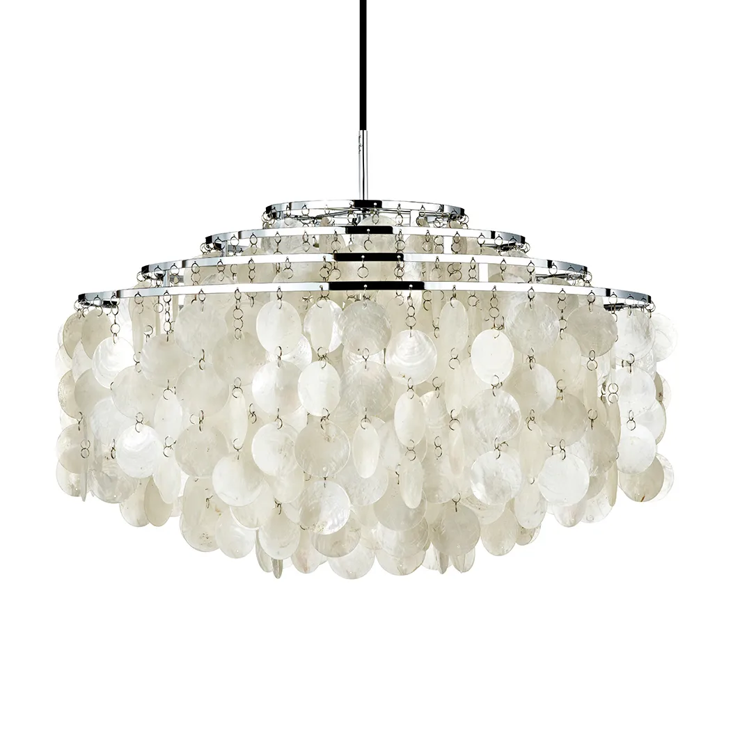 FUN 10DM loftslampe, Krom Verpan