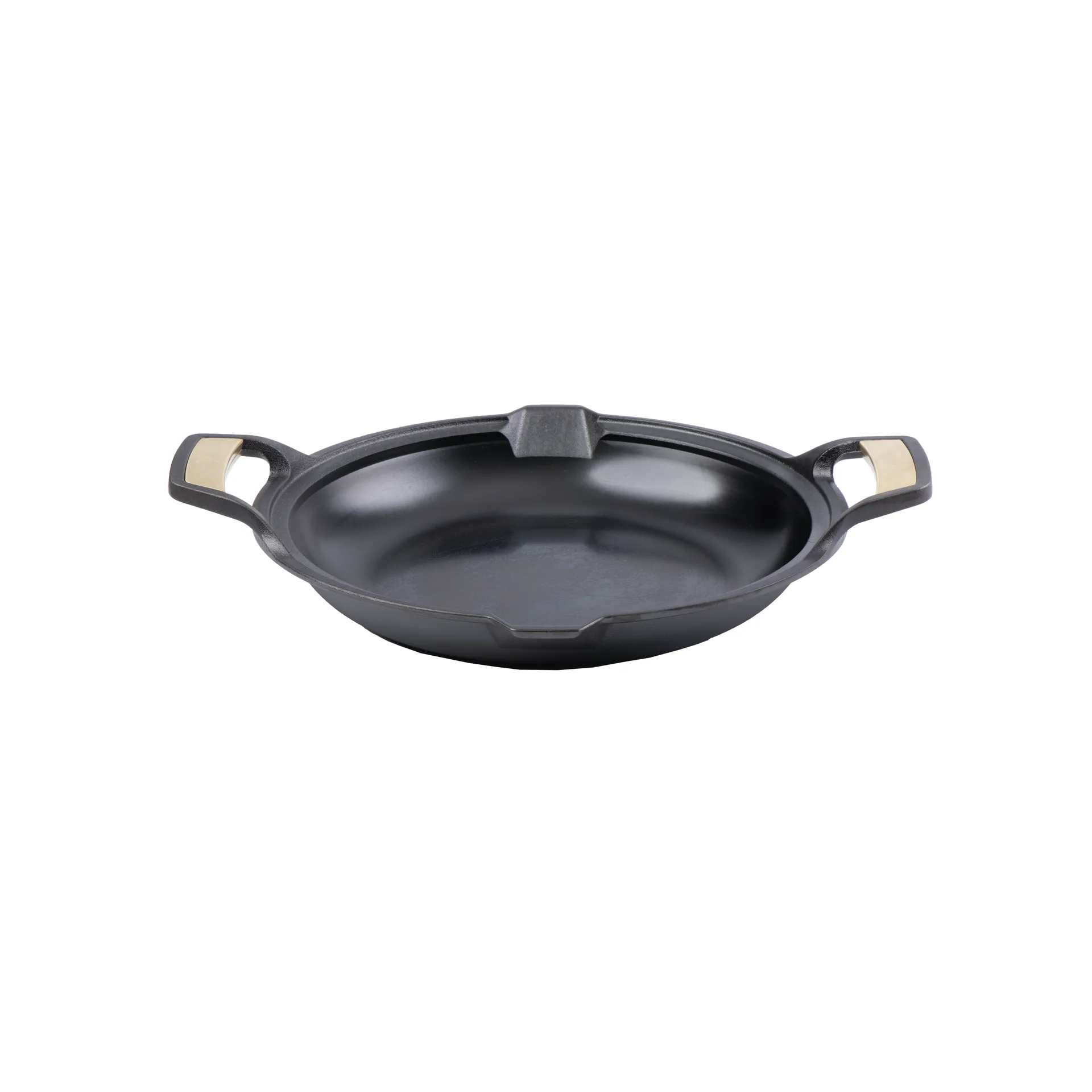 Signatur paellapande poleret støbejern 33 cm, Sort Victoria