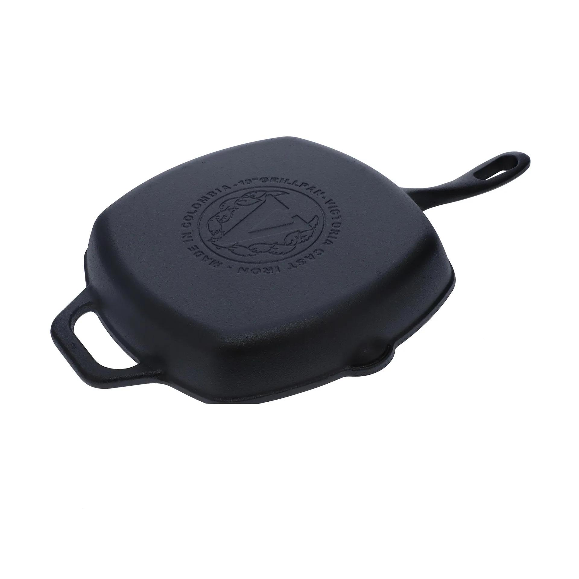 Victoria firkantet grillpande støbejern enameled, 44,1x28,4 cm Victoria