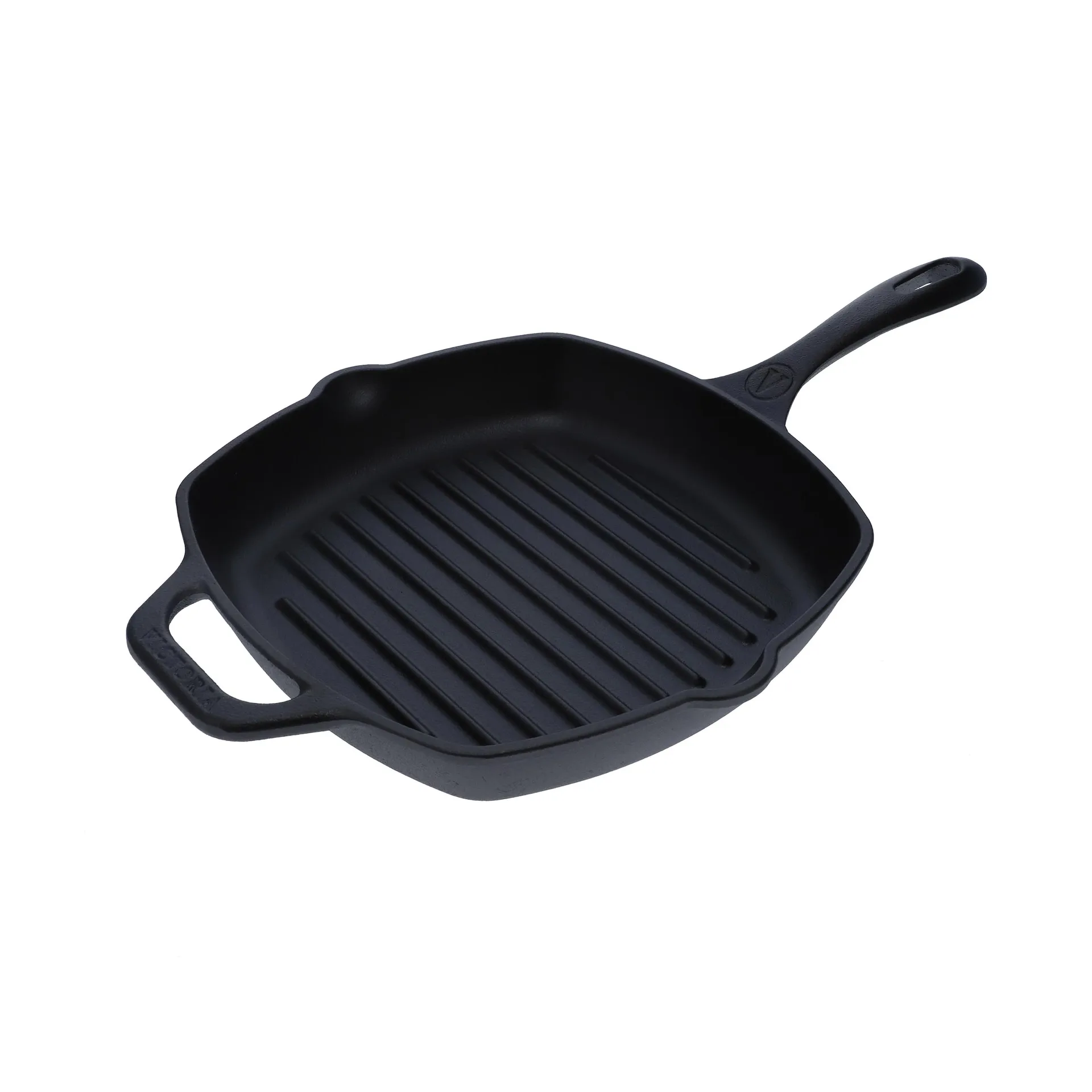 Victoria firkantet grillpande støbejern pre-seasoned, 44,1x28,4 cm Victoria