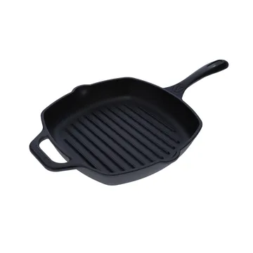 Victoria firkantet grillpande støbejern pre-seasoned - 44,1x28,4 cm - Victoria