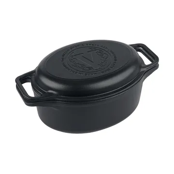 Victoria gryde og bradepande støbejern pre-seasoned - 2 dele - Victoria