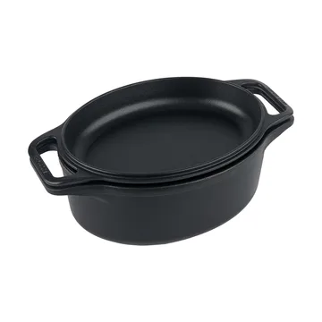 Victoria gryde og bradepande støbejern pre-seasoned - 2 dele - Victoria