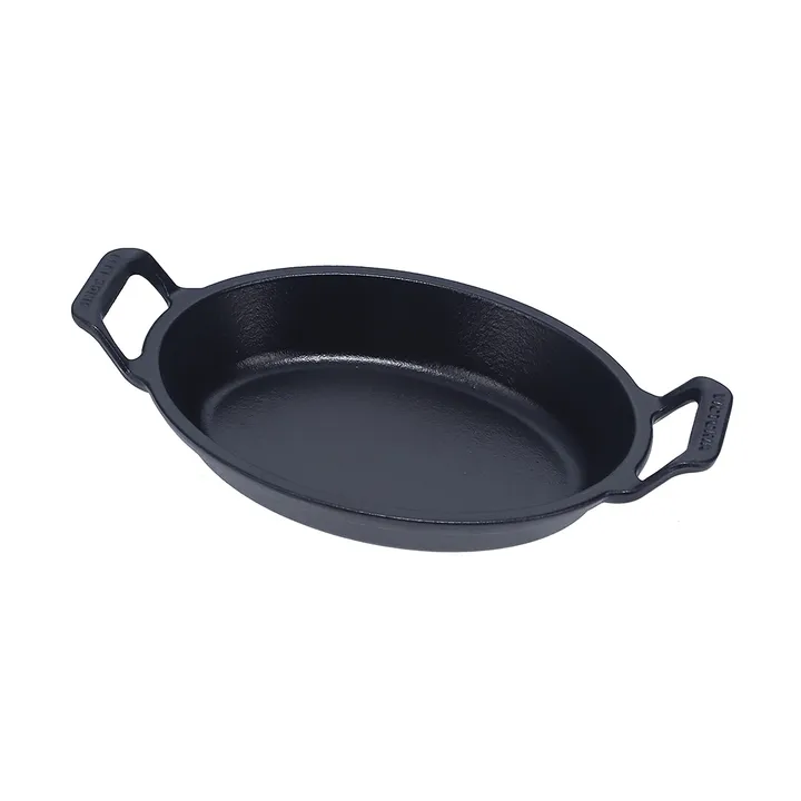 Victoria oval gryde støbejern pre-seasoned - 27,1x15,5 cm - Victoria