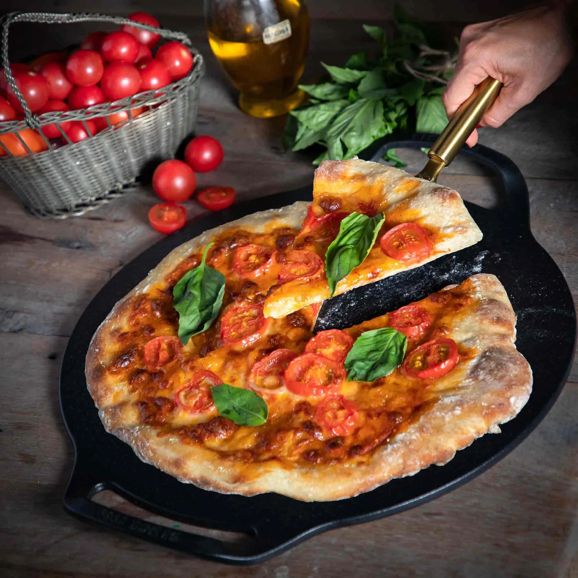 Victoria pizzasten Ø38 cm, Sort Victoria